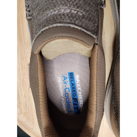 Skechers Hasting Marco Men’s Shoes Size 12 | Khaki | Memory Foam - Picture 6 of 10